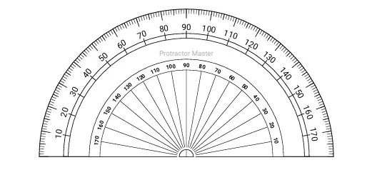 Depth Gauge 180 Degree Protractor